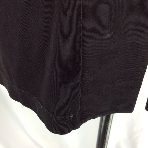 Picadilly Fashions Open Cardigan Sweater Women Small Black Slinky Acetate Travel - Picture 7 of 10